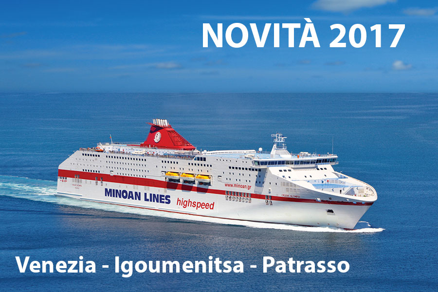 novita traghetti venezia grecia igoumenitsa patrasso minoan lines