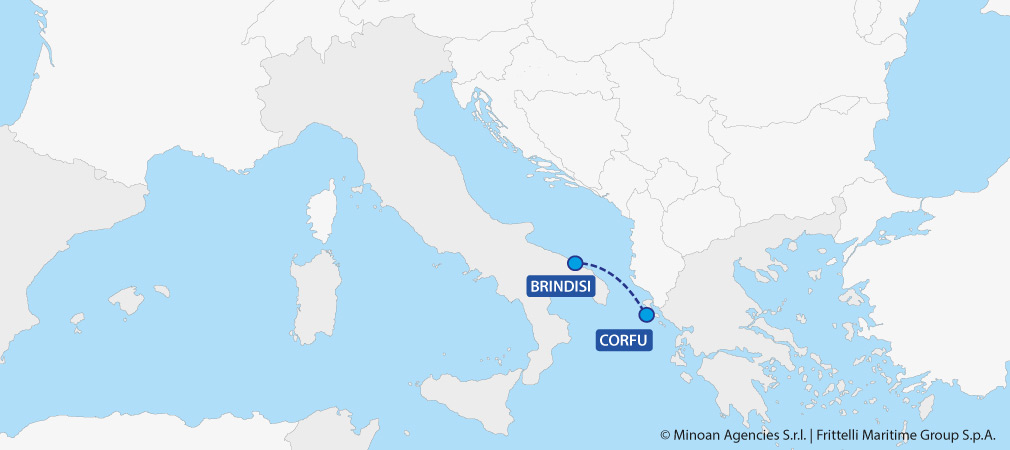 map ferries italy greece brindisi corfu grimaldi lines