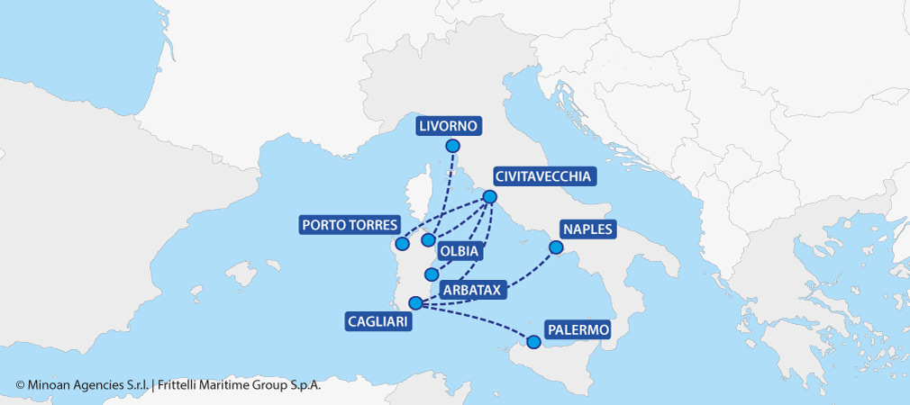map ferries italy sardinia grimaldi lines