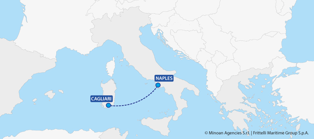 map ferries italy sardinia naples cagliari grimaldi lines