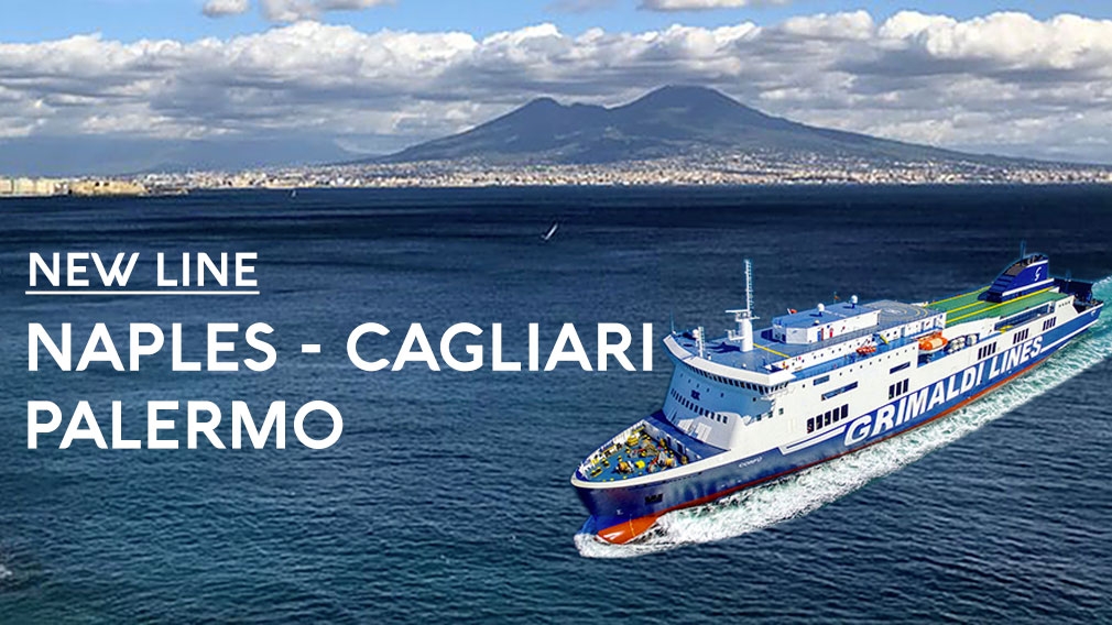 New ferry line Naples Cagliari Palermo