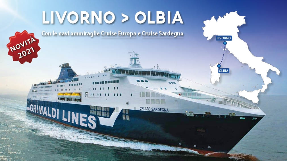 Cruise Europa e Cruise Sardegna sulla linea Livorno Olbia