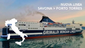 Nuova linea Savona - Porto Torres Grimaldi Lines